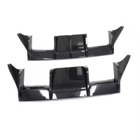 Lèvre de pare-chocs arrière en fibre de carbone sèche de luxe OEM pour M2 G87 2023-2024, fixation par vis, installation facile, découpes pour crochet de remorquage
