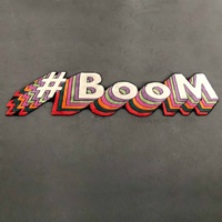 Alfombra Personalizada con Logotipo en Jacquard Negro, de Pelo Alto, Antideslizante, para Sala de Estar o Dormitorio