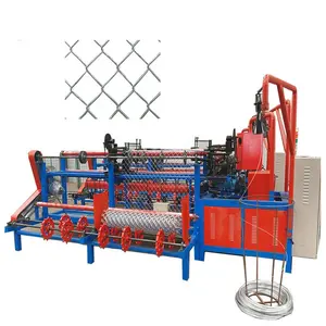 2024 Custom Size 50ft Low Carbon Steel Galvanized Wire Fence Chain Link Making Machine