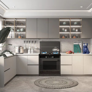 キッチンキャビネット多機能キッチンキッチンモダン収納キャビネットお金のための最高のキッチンキャビネット - Product Image 4