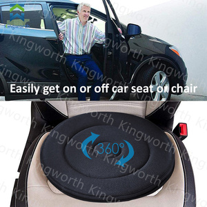 Kingworth Đệm Xoay Cho Ghế Xe Hơi Đệm Ghế Hỗ Trợ Di Động Bằng Xốp Xoay - Product Image 3