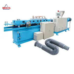 PP PE PVC plastic extending stretch hose pipe tube making machine bathroom water drain hose production line