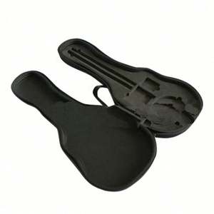 Étuis rigides portables et étanches en cuir EVA classiques personnalisés en forme de guitare pour ukulélé et boîte à musique - Product Image 2