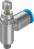 Válvula de Control de Flujo Unidireccional Original FESTO GRLA-M5-QS-4-RS-D 197577, Conectores Neumáticos, Fabricación China