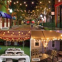 Guirnalda de Luces LED G40 para Decoración Navideña de Jardín, Exterior, Camping, Resistente al Agua, con Certificación SAA