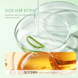 Vitamin C Aloe Vera Sữa Rửa Mặt Làm Sạch Sâu Và Giữ Ẩm Da Mềm Mại Bàn Chải Đầu Mặt Sữa Rửa Mặt Với Glycerin Bọt Gel - Product Image 2