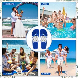 <span class=keywords><strong>Ciabatte</strong></span> Estive Personalizzate, Infradito <span class=keywords><strong>da</strong></span> Spiaggia Bianche Economiche all'Ingrosso per Matrimoni - Product Image 3