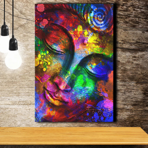 Buddha Meditation <strong>Canvas</strong> <strong>Prints</strong> Wall Art <strong>Canvas</strong> Painting Stretch <strong>Frame</strong> Ready to Hang on the Wall - Product Image 2
