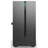 RGB Fan PC şasi ile siyah PC durumda USB3.0 temperli cam oyun için bilgisayar kasası M-ATX masaüstü bilgisayar dolabı