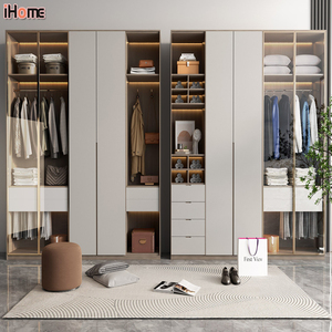 <span class=keywords><strong>Ihome</strong></span> ตู้เสื้อผ้าเก็บของในตู้เสื้อผ้าขนาดมาตรฐานทันสมัยสำหรับห้องนอนดีไซน์ล่าสุด - Product Image 3