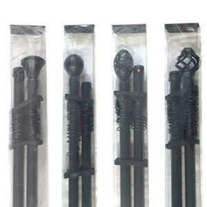 <span class=keywords><strong>Bon</strong></span> <span class=keywords><strong>prix</strong></span> embout de tringle à rideau en cristal embouts de tringles à rideau romaines torsadées <span class=keywords><strong>Double</strong></span> rideau de porte en PVE - Product Image 3