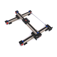 Module de mouvement linéaire CNC à entraînement par courroie, portique à mouvement linéaire simple XY2 axes, robot économique et efficace, longueur personnalisable de 50 à 3800 mm
