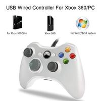 Control de Juego con Cable 360 para PC 360 Slim, Gamepad con Doble Vibración, Compatible con Steam y Adaptable a Windows 7/8/10
