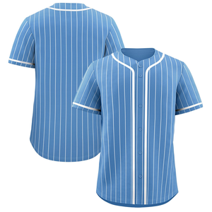 Jersey Baseball Kustom, Jersey Cetak Logo Kustom dengan Nama dan Nomor, Kaos Baseball Bergaris yang Dipersonalisasi untuk Pria, Wanita - Product Image 2