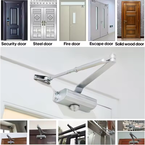 Ferme-porte automatique hydraulique en alliage d'aluminium de qualité commerciale, vitesse et <span class=keywords><strong>force</strong></span> réglables, pour portes coupe-feu, hôtels et bureaux - Product Image 5
