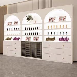 Vitrine moderne pour vernis à ongles avec éclairage LED et tiroirs de rangement pour usage en salon - Product Image 6