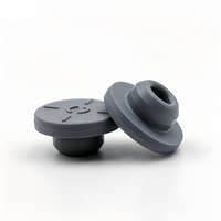 Bouchon en caoutchouc butyle gris, bouchon en caoutchouc butyle 13 mm 20 mm, vente en gros, haute qualité, stérile pour l'étanchéité des flacons injectables