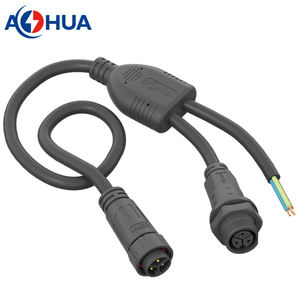 شكل Y 1 إلى <span class=keywords><strong>2</strong></span> تمديد كابل تسخير الذكور الإناث صب لوحة نوع M20 3pin موصل الطاقة للماء - Product Image 3