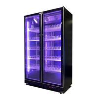 Warehouse Style Supermarket Luxury Beverage Cabinet Air-cooled Suitable for Beverages Beer Milk Etc
