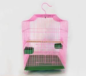 กรงนกเหล็กขนาดกลาง ทนทาน กว้างขวาง เหมาะสำหรับเลี้ยงนกมีน่า นกแก้ว นกขุนทอง ใช้สำหรับเพาะพันธุ์ ดูแล อยู่อาศัยในชีวิตประจำวัน พกพาสะดวก - Product Image 5