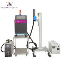 Imprimante jet d'encre UV IPS-6401 pour codes QR, 300 DPI, machine d'impression UV monocouche, machine de codage par lots industrielle, PIJ CMYK Blanc