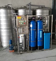 Machine la moins chère machine à faire de l'eau 500 lph coût purification de l'eau brute osmose machine de purification complète maison domestique