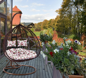 Sıcak satış açık ağır çift koltuklu Rattan asılı hamak salıncak sandalye yetişkinler için - Product Image 6