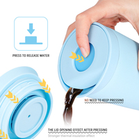 Tasse à café sur le thème des nuages de 350ml Couvercle à boire direct Premium Doublure intérieure en céramique Facile à nettoyer Parfait pour les amateurs de café Cadeau