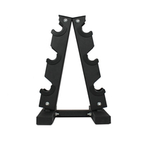 Support de Rangement Commercial et Domestique pour Haltères en Acier à 5 Niveaux en Forme de A, pour Poids de 9,5 kg, Accessoire d'Équipement de Fitness