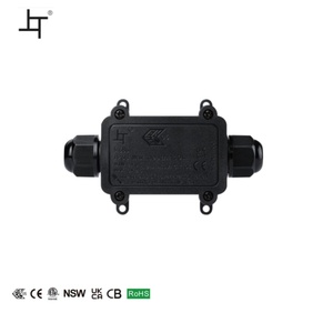 Boîtiers de jonction étanches <span class=keywords><strong>IP68</strong></span> robustes en PC, connecteur LED 1 entrée-1 sortie, boîtier électrique en plastique étanche pour câble - Product Image 4