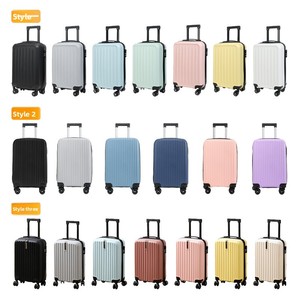 Valise cabine compacte légère pour femme de 20 pouces en PP avec serrure à combinaison, valise à roulettes pour étudiant, trois types de poignées télescopiques - Product Image 1