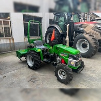 Mini Tractor Agrícola Compacto de 14HP, de Cuatro Ruedas, para Agricultura, Pequeño Trattorino Tagliaerba