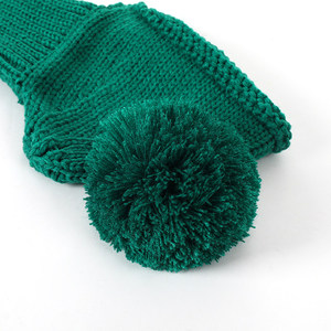 Chapeau en tricot chaud pour chien avec pompon et cache-cou pour <span class=keywords><strong>lévrier</strong></span> <span class=keywords><strong>italien</strong></span>, whippet, petits chiens - Accessoires d'hiver pour animaux de compagnie - Product Image 2