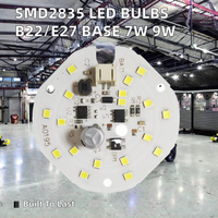 Ampoules LED DOB à puce SMD2835, base B22, 12W, MR16, AC, télécommande, couvercle en PC, CRI 80, 1200 lumens, fabrication chinoise