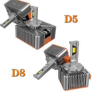 DLAND ใหม่สามท่อทองแดง D1S D2S D3S D4S D5S D8S D series LED <span class=keywords><strong>ไฟ</strong></span><span class=keywords><strong>หน้า</strong></span>รถโคมไฟความสว่างสูงโปรเจคเตอร์เลนส์ทองแดงหลอด - Product Image 4
