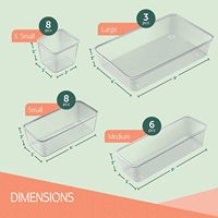 Mini organisateur de tiroir rétractable pour bébé, organisateur de tiroir à thé pliable pour congélateur