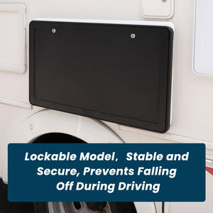 RV คาราวานแคมป์บ้านเคลื่อนที่ตั้งโต๊ะพับได้ทำจากอลูมิเนียมอัลลอยด์ใช้กลางแจ้งเวิร์คสเตชั่นสำหรับรับประทานอาหาร - Product Image 5