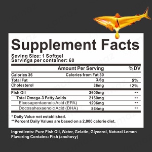 Капсулы с рыбьим жиром Omega-3 Amaz ODM/OEM: Собственная торговая марка, комплекс витаминов и минералов для здоровья, мягкие капсулы с рыбьим жиром - Product Image 3