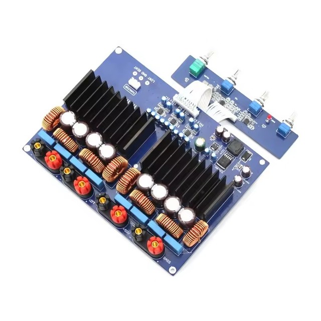 TAS5630 Amplifier Board OPA1632 TL072 2.1 Channel 1200W Class D Digital 330UF 100Vx4