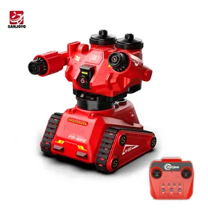 도매 E812-003 지능형 소방 App 제어 RC 원격 제어 로봇 장난감 물 분무기