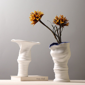 Vases de sol grands pour jardin intérieur, pots de fleurs hauts en rotin, jardins verticaux, vases de fleurs d'extérieur, pots de plantes ronds - Product Image 4