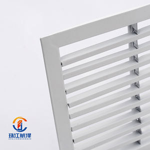 Grilles de registres de CVC 90 °   Filtres diffuseurs en alliage d'aluminium pour conduits, attaches de 1 mm, tête carrée 190E, conclusions, 1 mois - Product Image 6