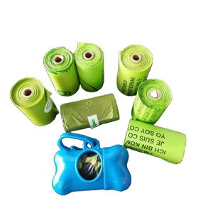 Eco-Friendly Plastic Dog Poop <b>Bags</b> 23x33cm for Small Animals - Product Image 5