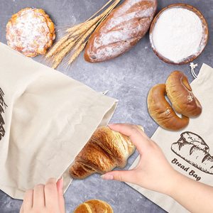 Custom <strong>Pattern</strong> Logo Reusable <strong>Bread</strong> Storage <strong>Bag</strong> Cotton <strong>Linen</strong> Drawstring <strong>Bread</strong> <strong>Bags</strong> for Homemade <strong>Bread</strong> Container - Product Image 6