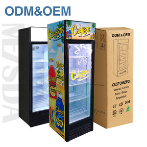 Réfrigérateur de présentation de boissons à température unique Meisda SC235BG 235L avec porte en verre et réfrigérant R600A pour les magasins de proximité - Product Image 1