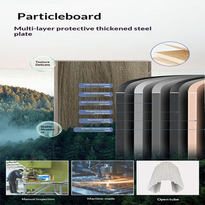 Усиленная стальная кровать-чердак с деревянным каркасом и лестницей для подростков, прочная и устойчивая, для дома и спальни - Product Image 3