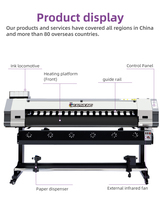 Imprimantes numériques textiles multifonctions 1,6 m, meilleures imprimantes à jet d'encre grand format pour draps, transfert par sublimation pour tissus