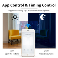 Système de rideaux motorisés intelligents TYSH Zigbee avec télécommande, compatible avec les rails personnalisés, Tuya WiFi, maison intelligente