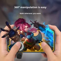 Manettes de jeu universelles Gepaide 360 degrés en ABS pour FPS Android IOS, accessoires de contrôleurs externes pour téléphone portable, joysticks de jeu, accessoires de puissance pour jeux