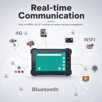 Tablette robuste pour véhicule OEM/ODM 7 pouces, Octa Core, Android 11, certifiée GMS avec GPS 4G BT pour la gestion des camions de collecte des déchets
